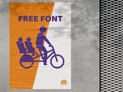 Free Antwerpenize Bicycle Font