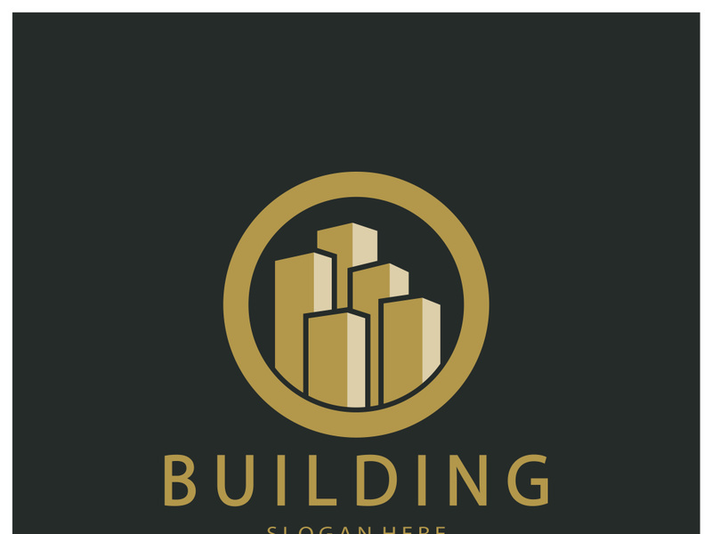 Building logo vector illustration design,Real Estate logo template, Logo symbol icon