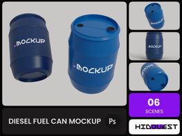 Diesel Fuel Can Mockup preview picture