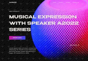 Alvatoz - Hero Speaker Landing Page