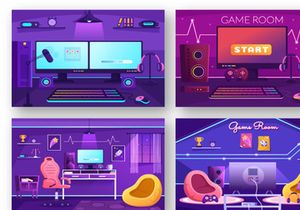 18 Video Game Illustration