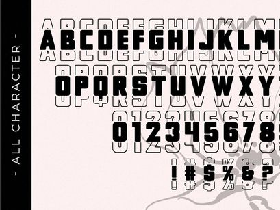 Chunky Stacked - Modern Display Font
