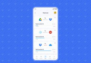 Cloud Storage App UI