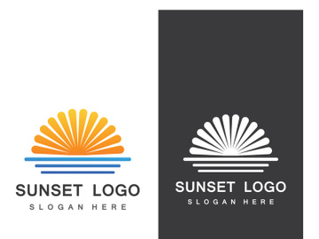 Sun logo design with a modern concept. preview picture