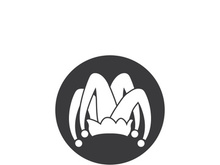 Harlequin hats stock illustration design