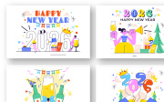 12 Happy New Year 2026 Illustration