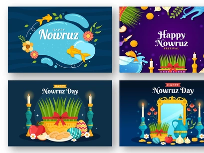 17 Happy Nowruz Day Illustration