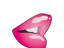 Woman's lips icon vector illustration design template