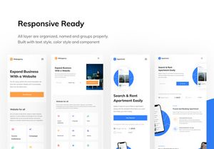 Normaland Responsive Landing Page UI Kit