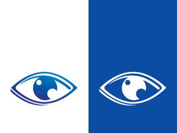 Eye logo icon design template illustration preview picture