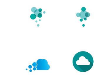 Cloud abstract logo creative design. preview picture