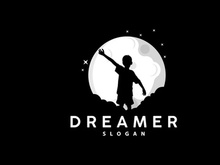 Dream Logo, Kid Dream Inspirational Design
