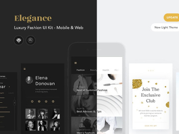 Elegancer v1.0 - Luxury Fashion UI Kit preview picture