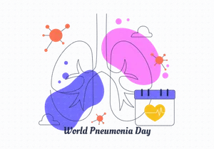 6 World Pneumonia Day Illustration