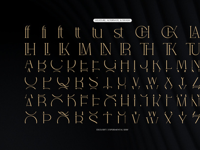 Deck Rift | Experimental Serif