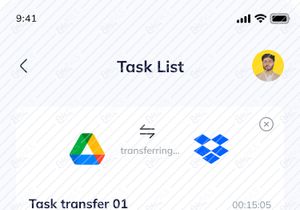 Cloud Storage App UI