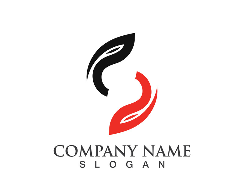 Business corporate S letter logo design vector