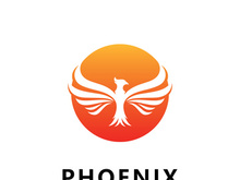 Phoenix logo vector template  design