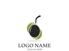 olive icon vector illustration design template