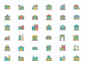 Building Icon Set