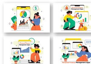 10 Personal Finance Management Apps Illustration