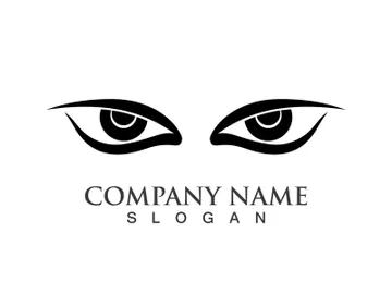 Eye Care vector logo design preview picture