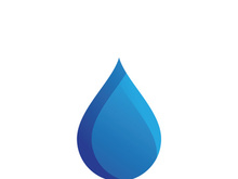 blue water drop Logo Template vector illustration design