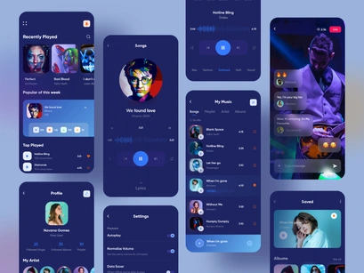 Music Player Mobile Application Design
