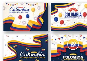 16 Colombia Independence Day Illustration