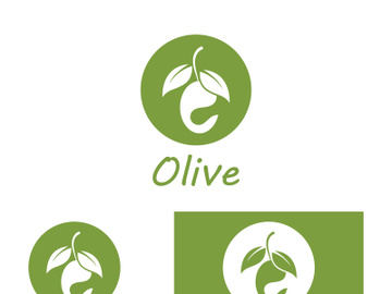 Olive fruit logo design. preview picture