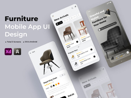 Furniture Mobile App UI Design preview picture