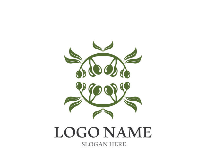 olive icon vector illustration design template
