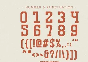 Famous Varsity - Vintage Slab Serif