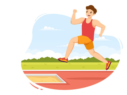 11 Long Jump Sport Illustration