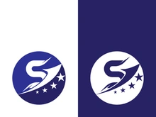 Business corporate S letter logo design vector