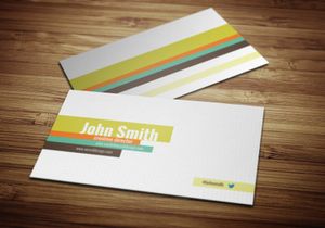 Dotted Business Card Template