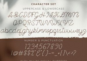 Kangtoni - Monoline Script Font
