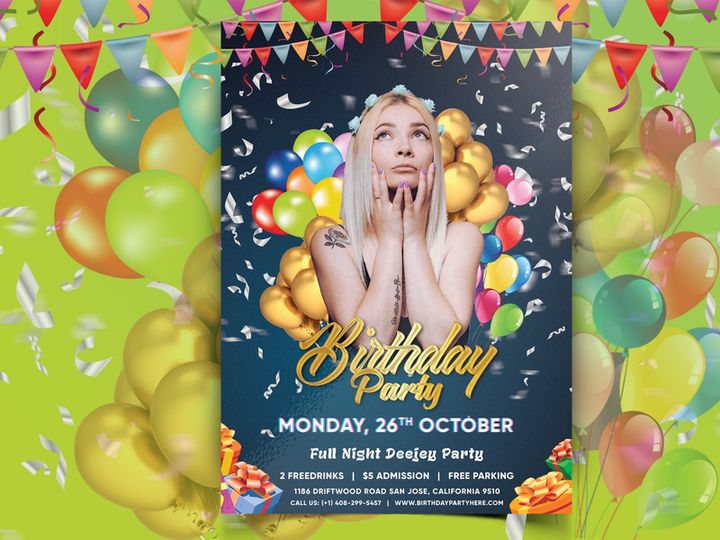 Birthday Party Flyer Vol.01