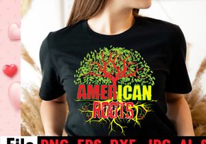 American Roots T-shirt Design