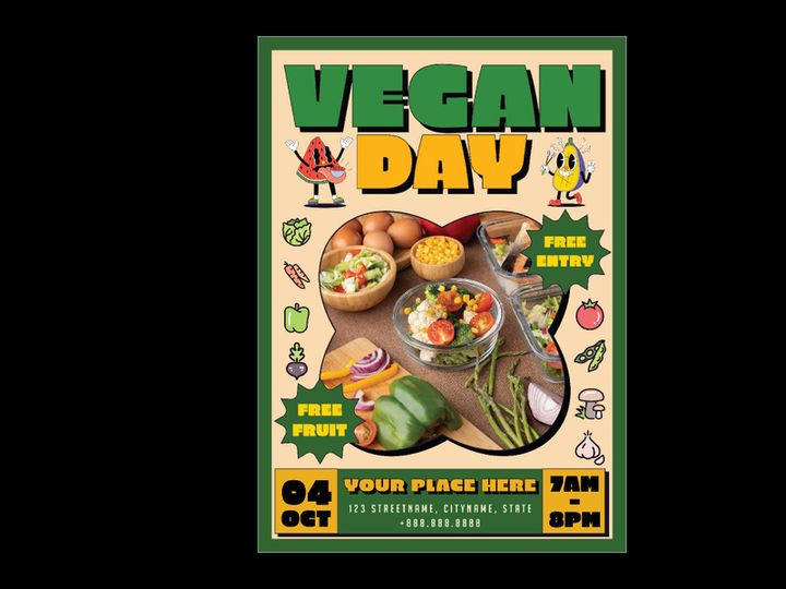 Vegetarian Day Flyer