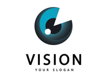 Vision eye Vector logo vector design
