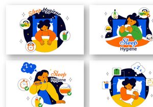 10 Sleep Hygiene Illustration