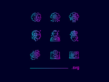 Artificial Intelligence Icons preview picture