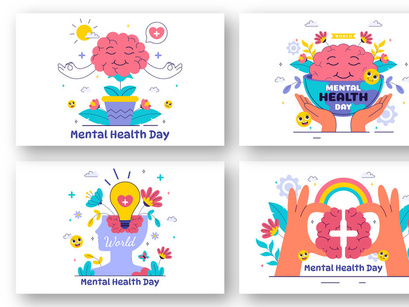 11 World Mental Health Day Illustration