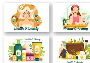 17 Beauty and Health Illustration