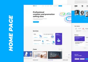 Digital Agency Template WebCheck UI For Figma And Photoshop