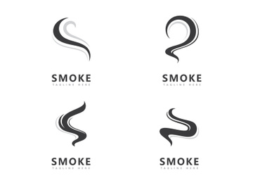 Smoke logo icon vector design inspiration preview picture