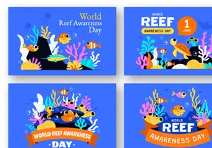 9 World Reef Awareness Day Illustration