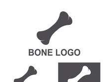 Bone logo design.logo for nursing, medical, orthopedic.