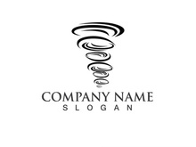 Tornado logo symbol vector illustration design